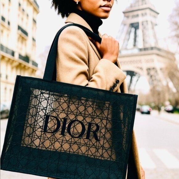 ✨FLASH SALE✨ Dior Mesh Tote, Black - Picture 2 of 4